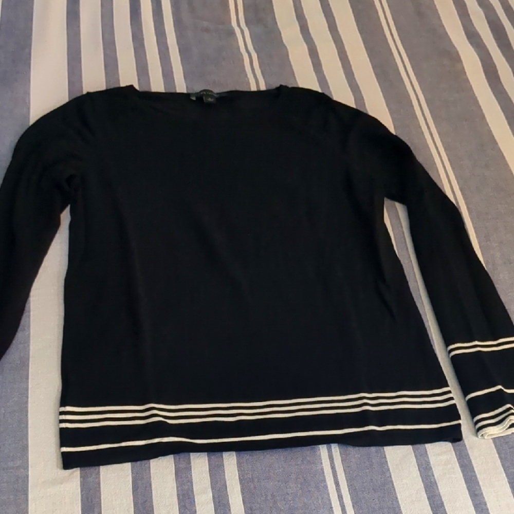 Ann Taylor Black Knit Top